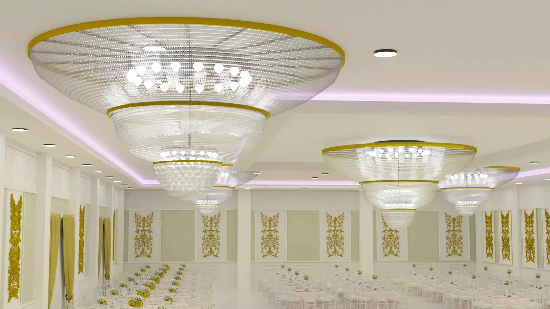 Classic Chandelier 3D model