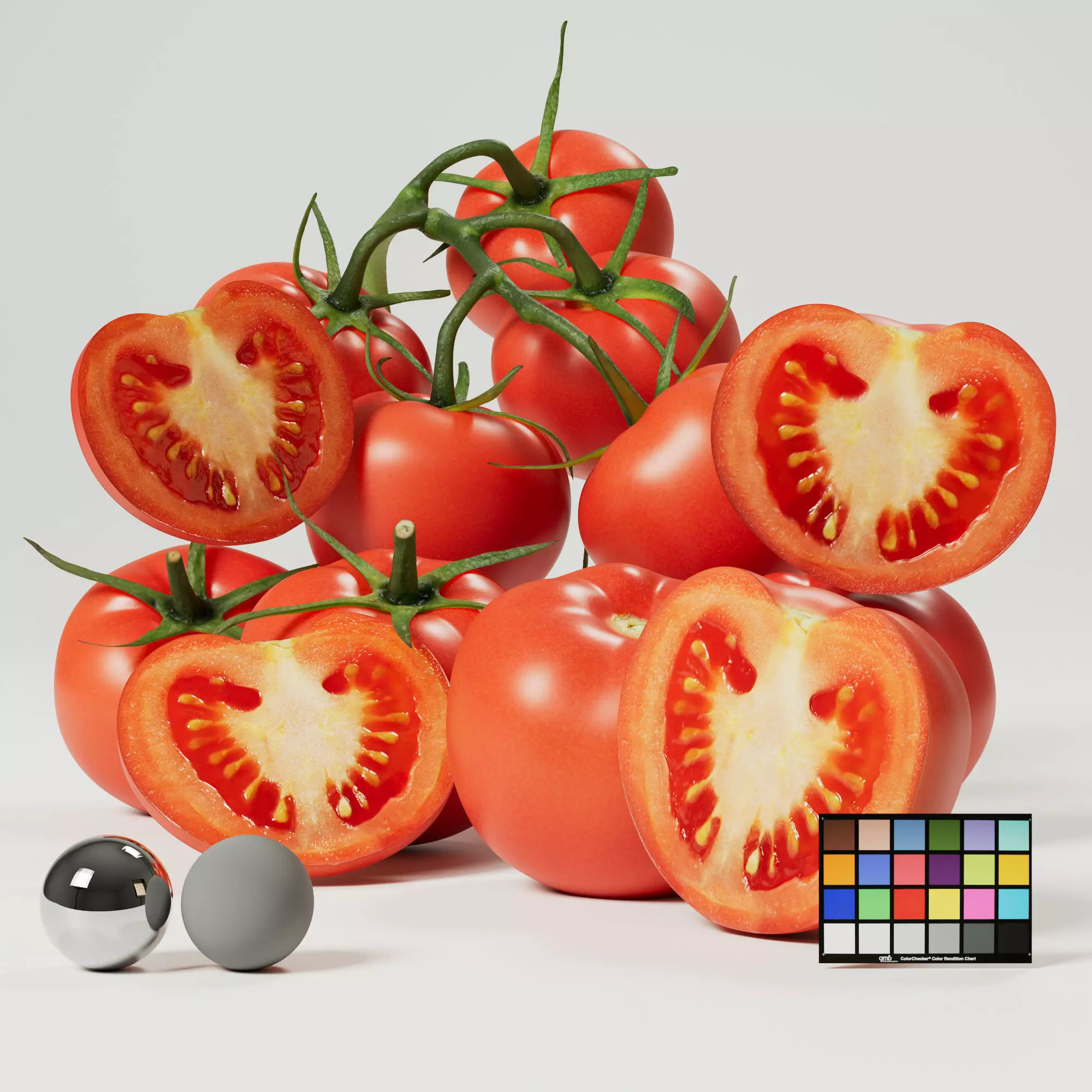Tomatoes 3D model_0