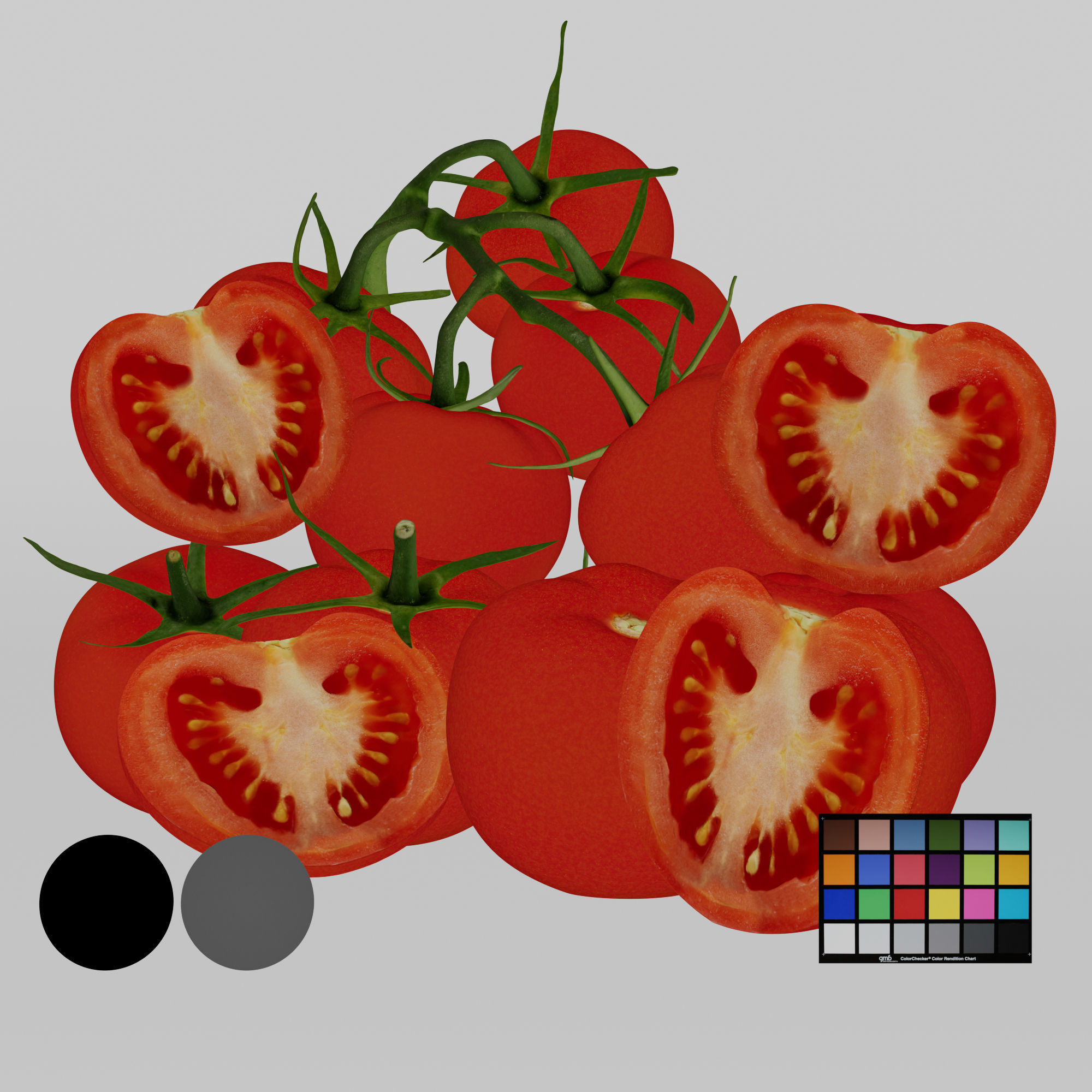 Tomatoes 3D model_1