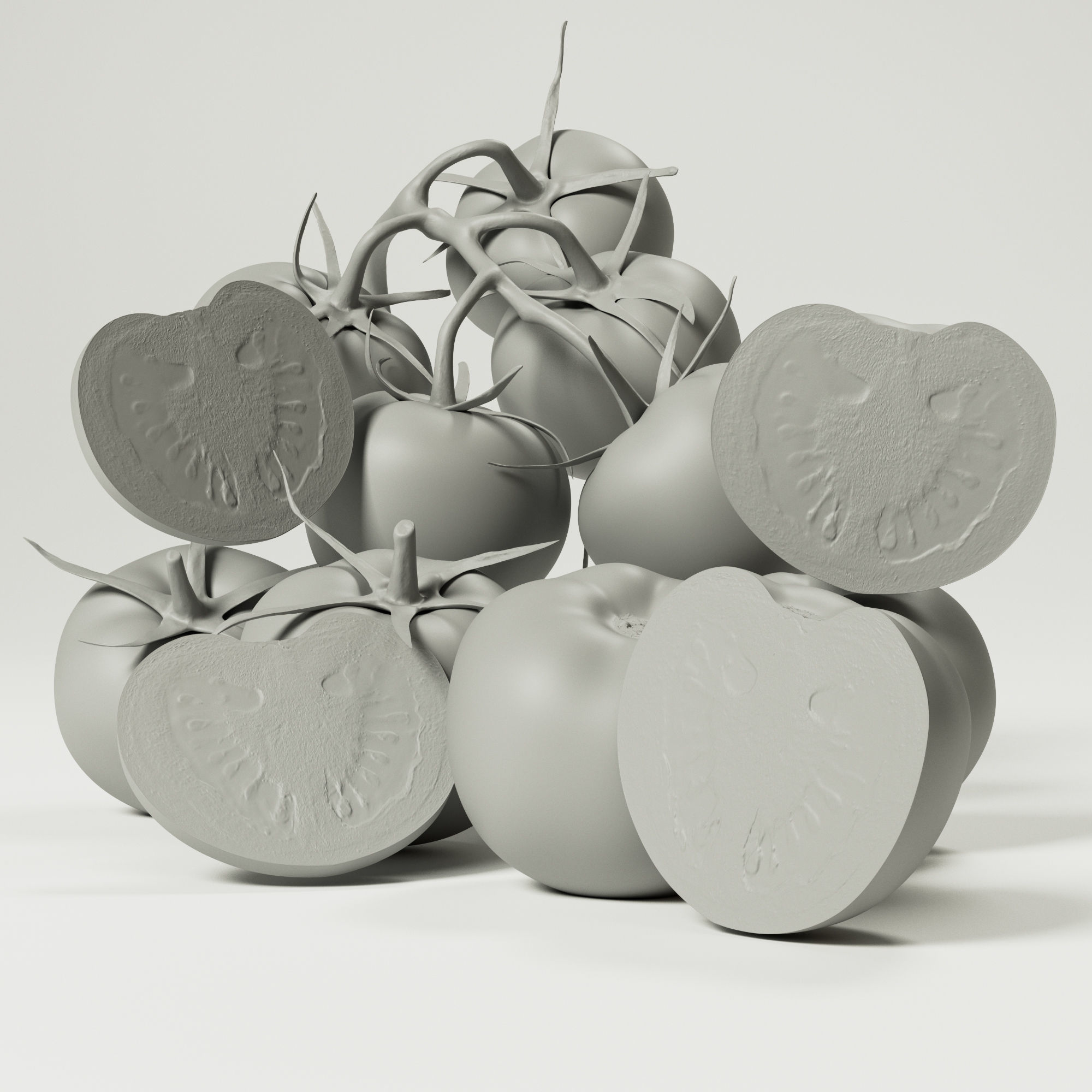 Tomatoes 3D model_2