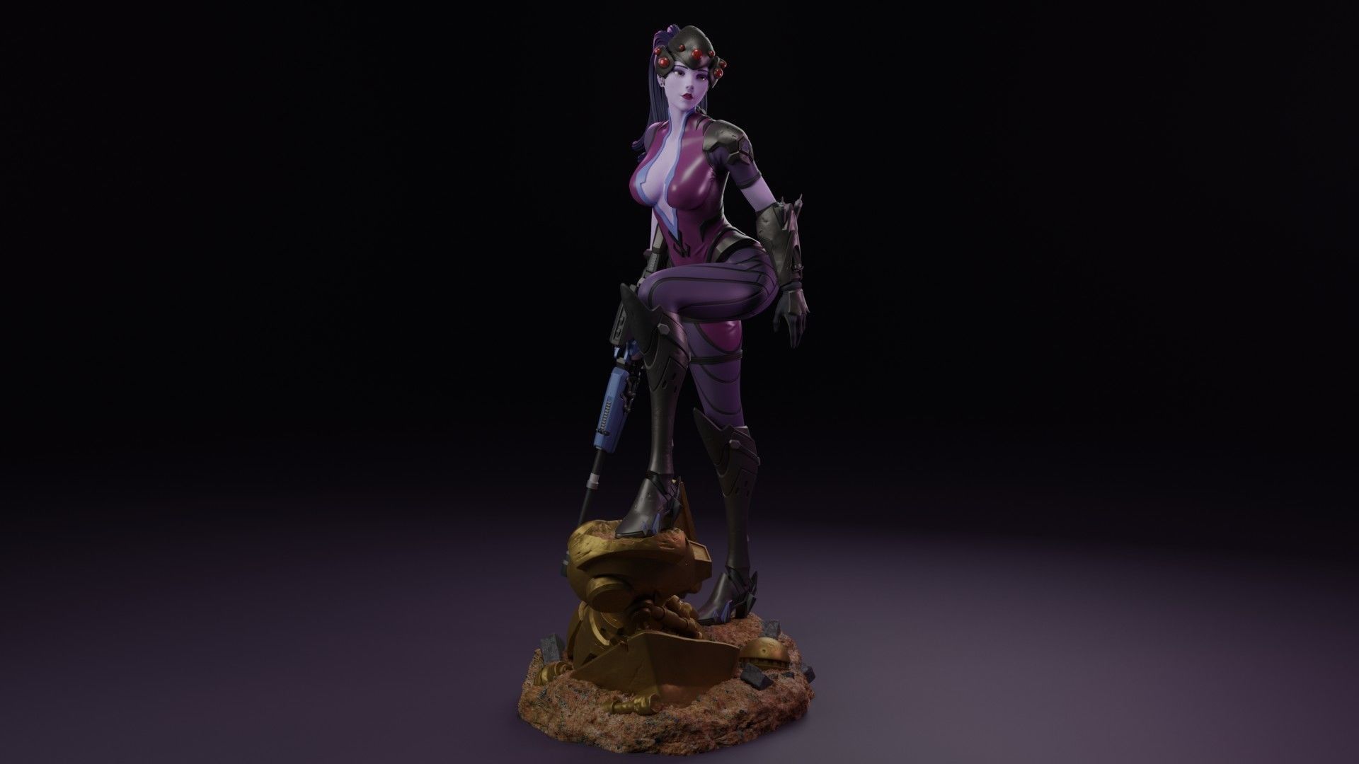Overwatch - Widowmaker 3D print model