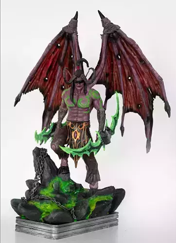 Illidan Stormrage  3D print model