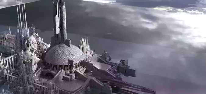 Temple Prometheus alien domes Kit bash 