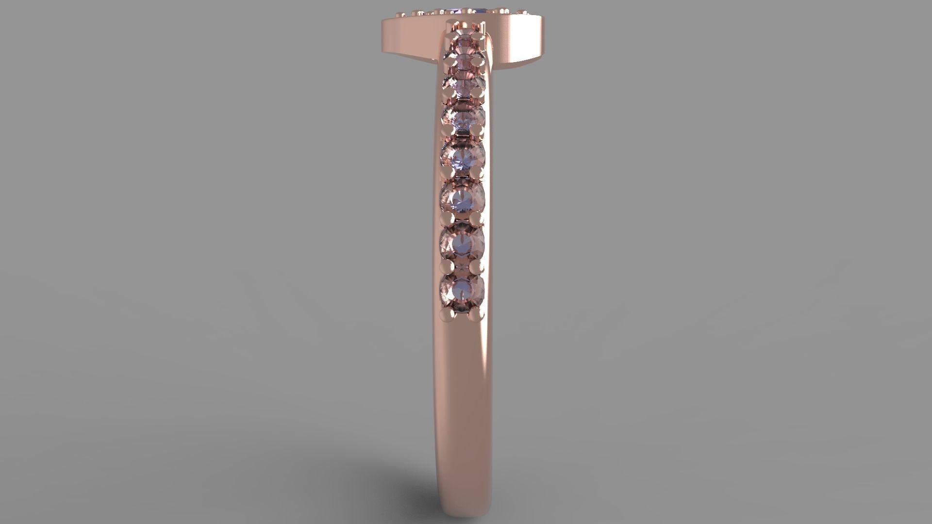 Ring heart Free 3D print model_2