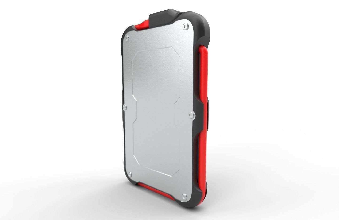 Titanium One Portable External SSD 250GB Low-poly 3D model_1