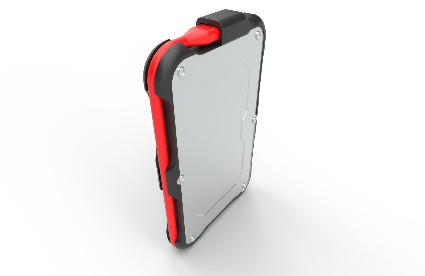 Titanium One Portable External SSD 250GB Low-poly 3D model_2