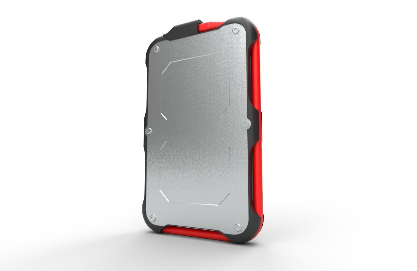 Titanium One Portable External SSD 250GB Low-poly 3D model_7