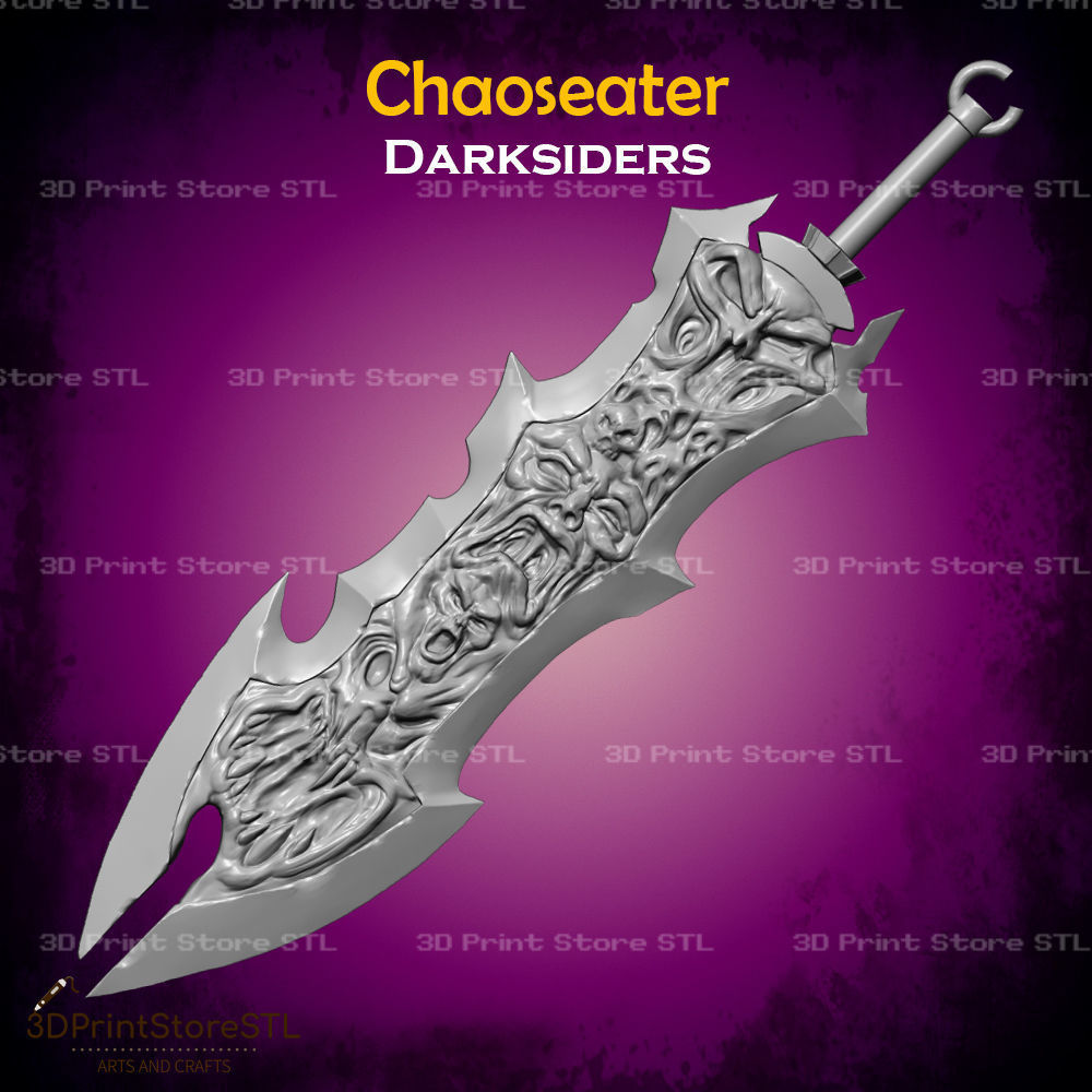 Chaoseater Cosplay Darksiders - STL File 3D print model_2