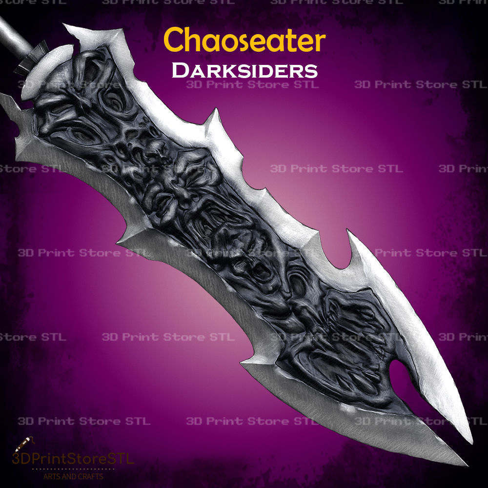 Chaoseater Cosplay Darksiders - STL File 3D print model_1