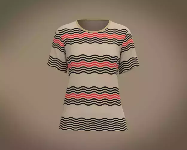 Ladies print T shirt