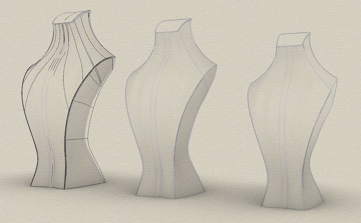 Display Model- Leo Bust Model 3D model_3