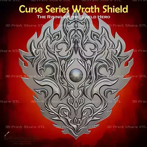 Curse Series Shield-The Rising of the Shield Hero - STL File