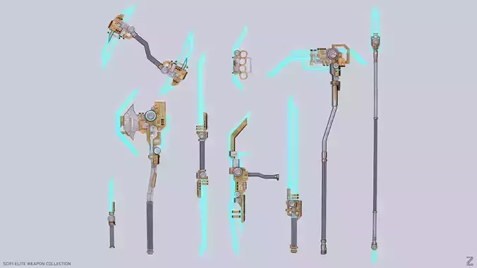 Sci fi elite weapon collection 