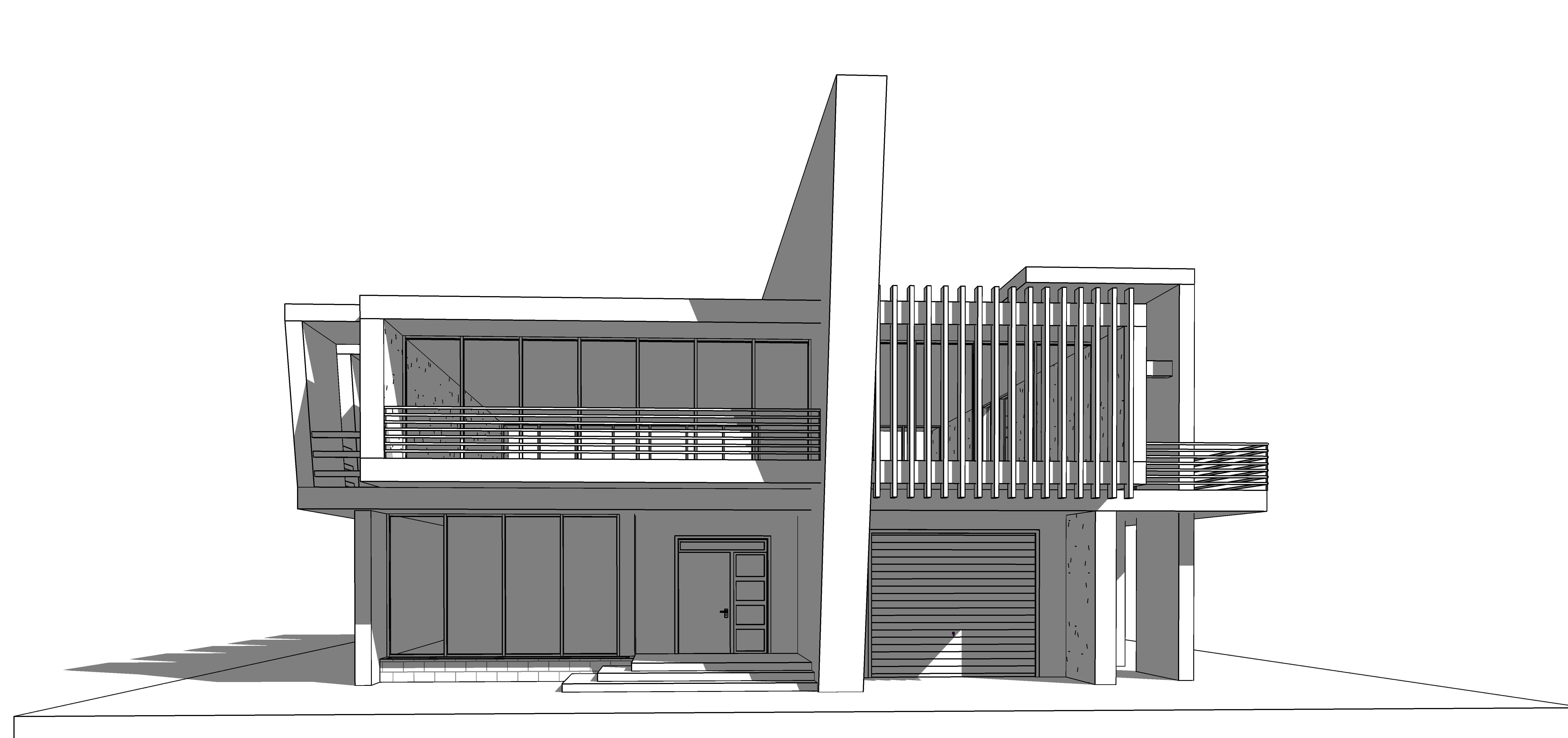 Modern Building  N10 3D model_10