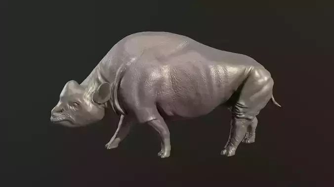 Elasmotherium silver bull