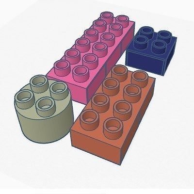 Playing Blocks for kids Free 3D print model