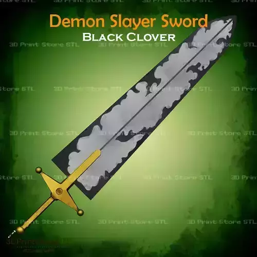 Demon Slayer Cosplay From Black Clover - STL File 3D print model