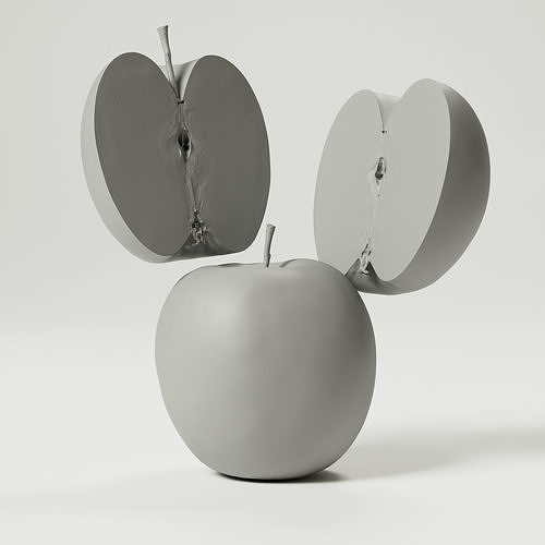 Apple - Green 3D model 3