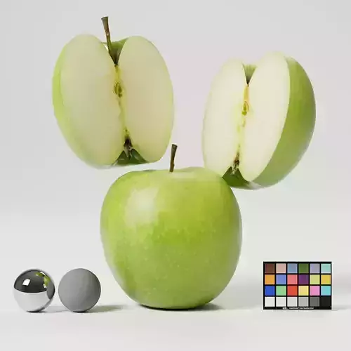 Apple - Green 3D model