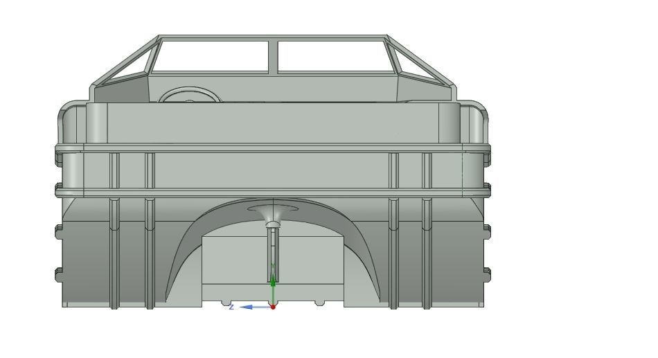 Alternative  WPL B36 chassis 3D print model DUKW  3D print model_3