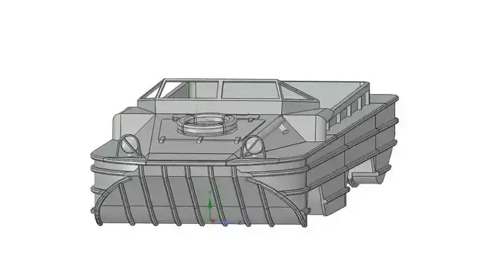 Alternative  WPL B36 chassis 3D print model DUKW  3D print model