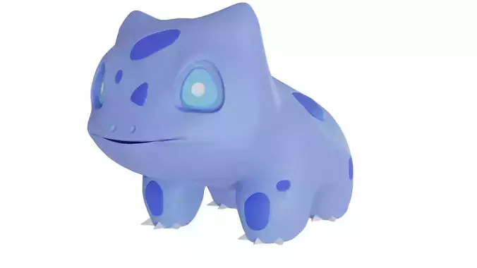 Bulbasaur 3d model pokemon toy