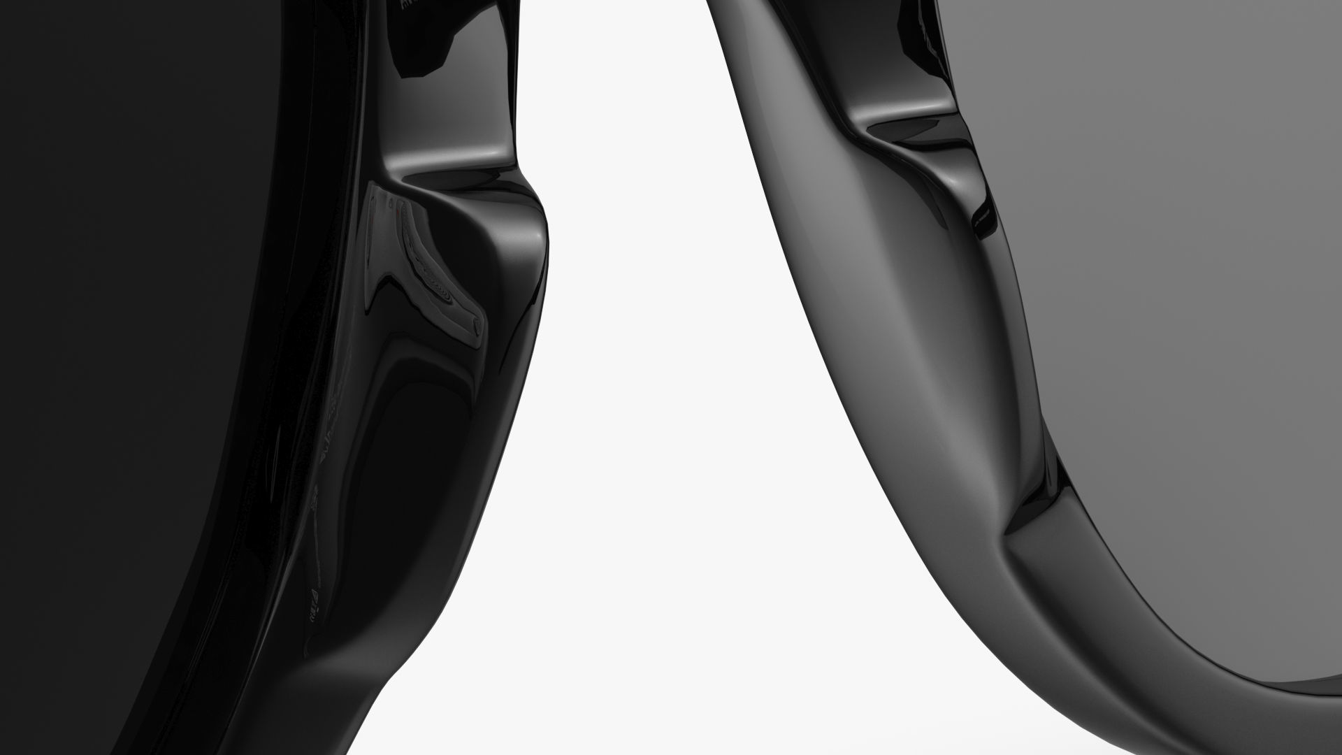 Black Ray Ban Stories Wayfarer Smart Glasses Dark Grey 3D model_15