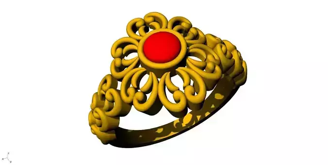 Womens Stone Ring 001