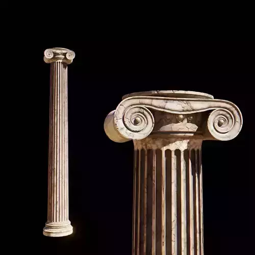 Ionic Column 3D model