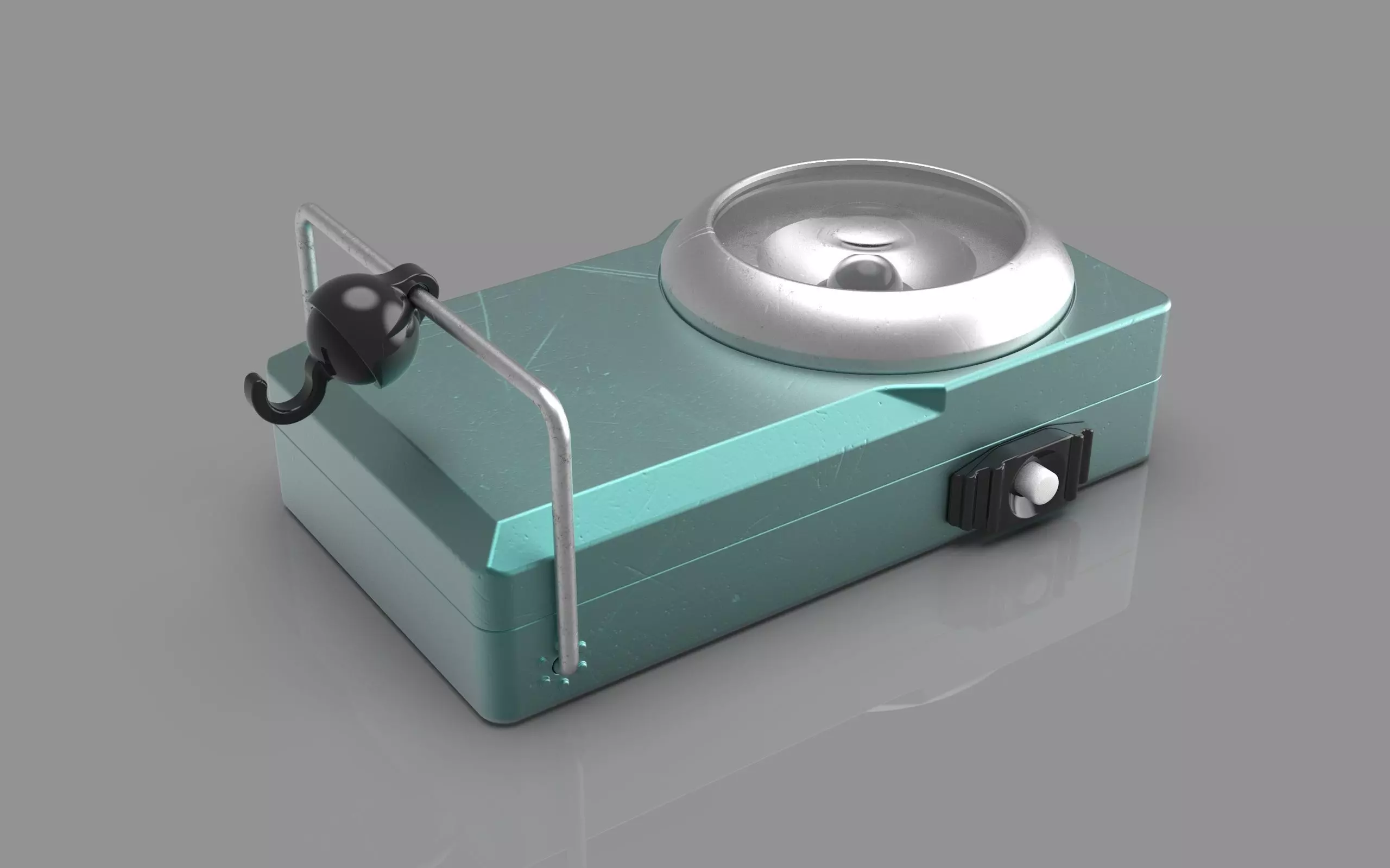 Electric Torch 3D model_0