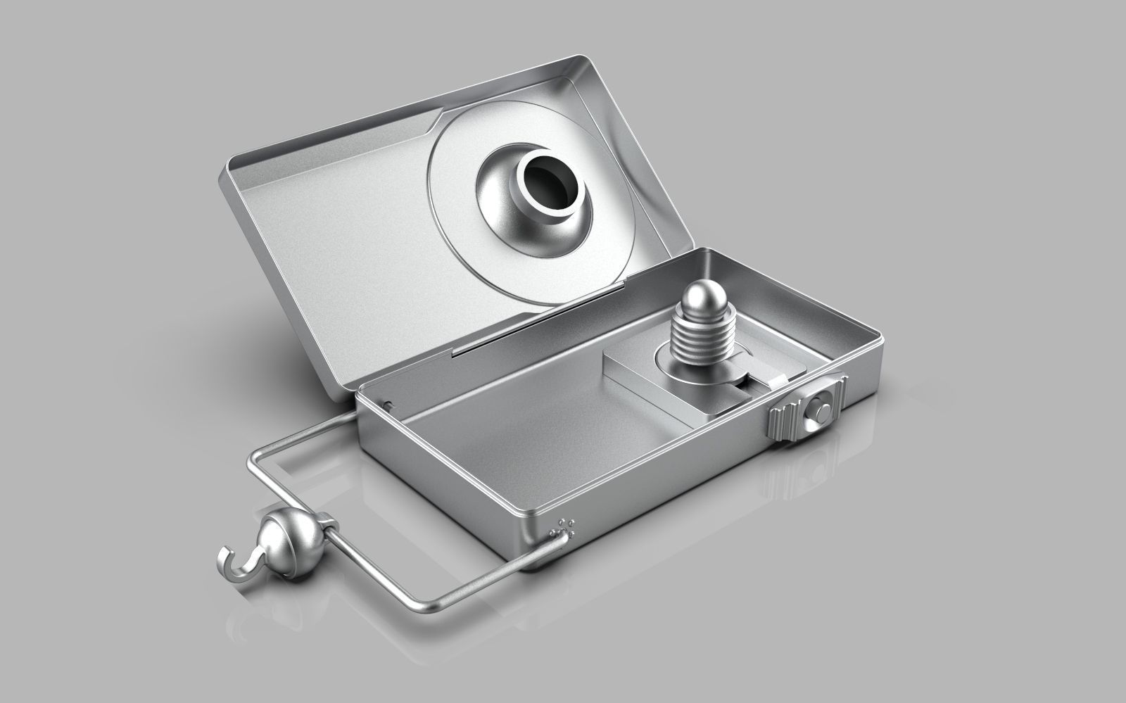 Electric Torch 3D model_4