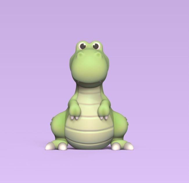 Funny TRex 3D print model_1