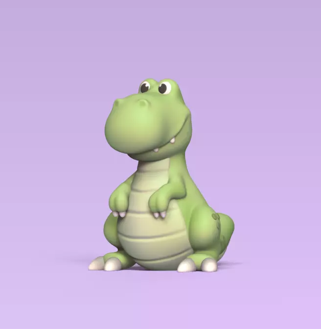 Funny TRex 3D print model_0
