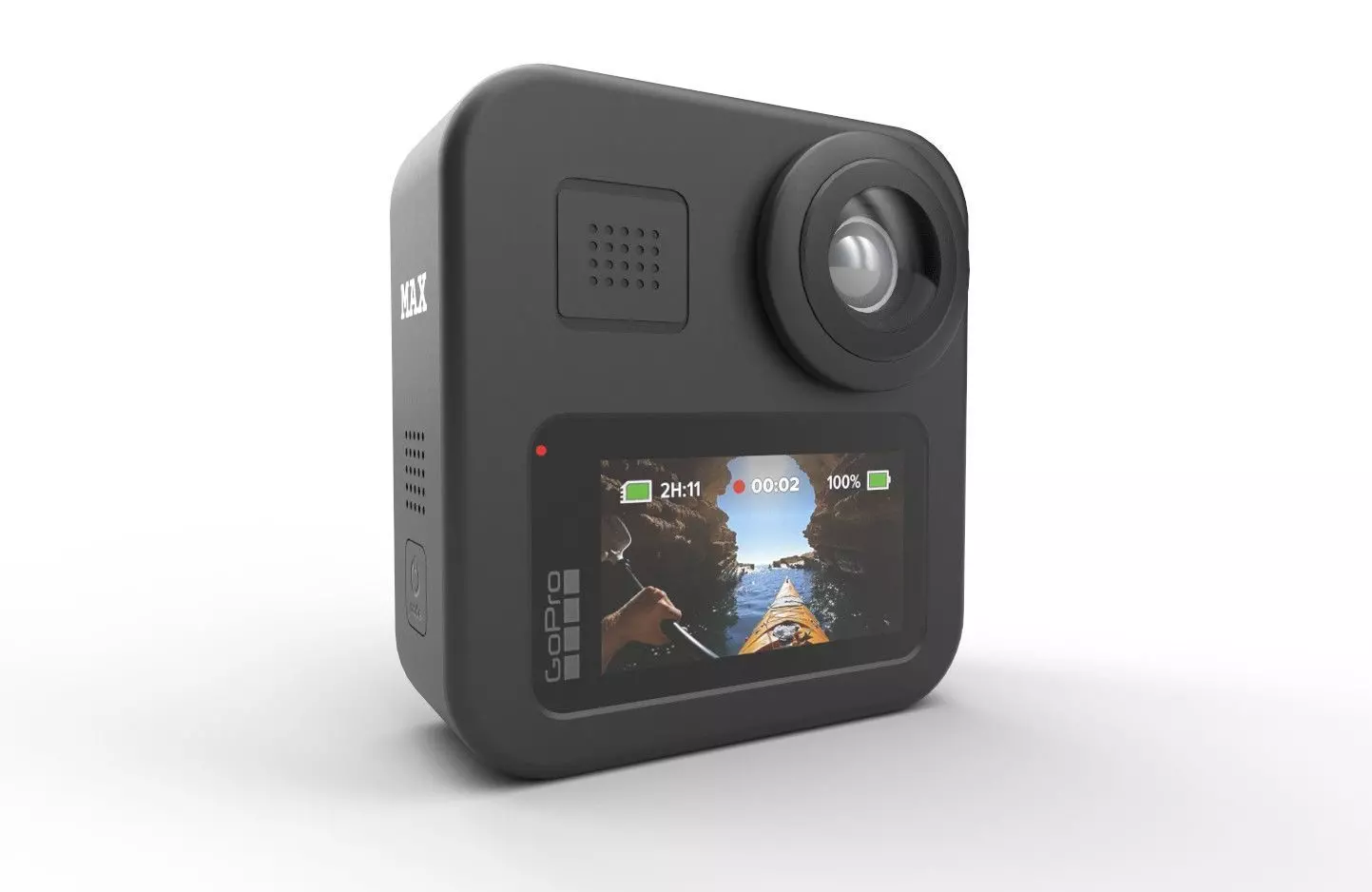 GoPro Max Low-poly 3D model_0
