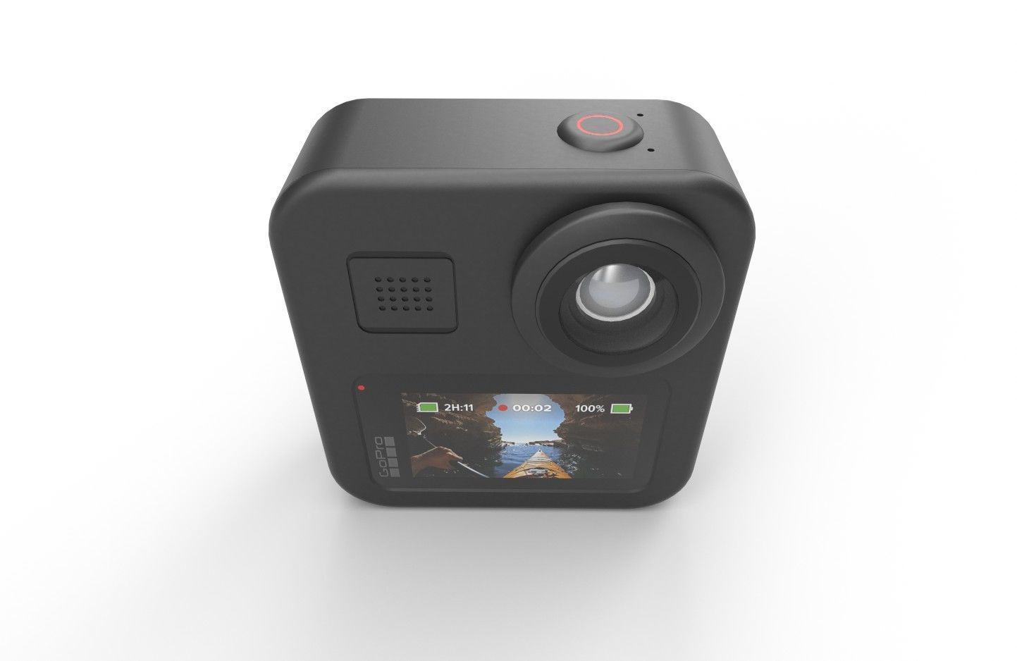 GoPro Max Low-poly 3D model_8