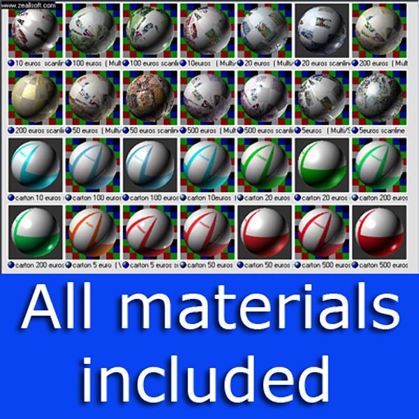 European Paper Money Collection 3D model_9