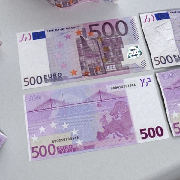 European Paper Money Collection 3D model_6