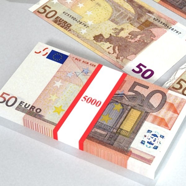 European Paper Money Collection 3D model_7