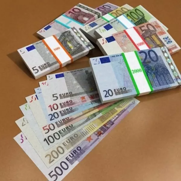 European Paper Money Collection 3D model_0