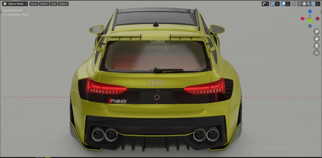 Hycade rs6  3D model_1