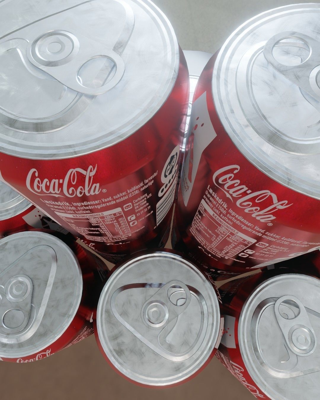 Coca Cola Drink can 3D model_2