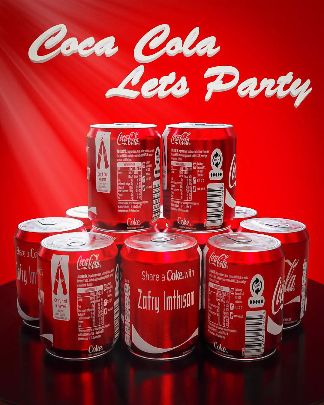 Coca Cola Drink can 3D model_0