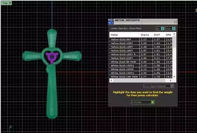 Cross Women Pendant 3D print model 3D print model