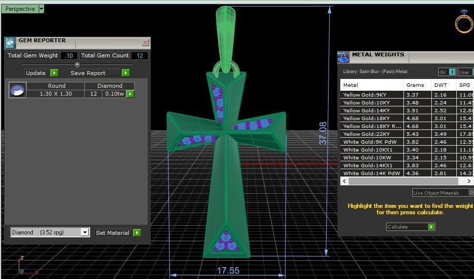 Rose pendant 3D print model 3D print model_2