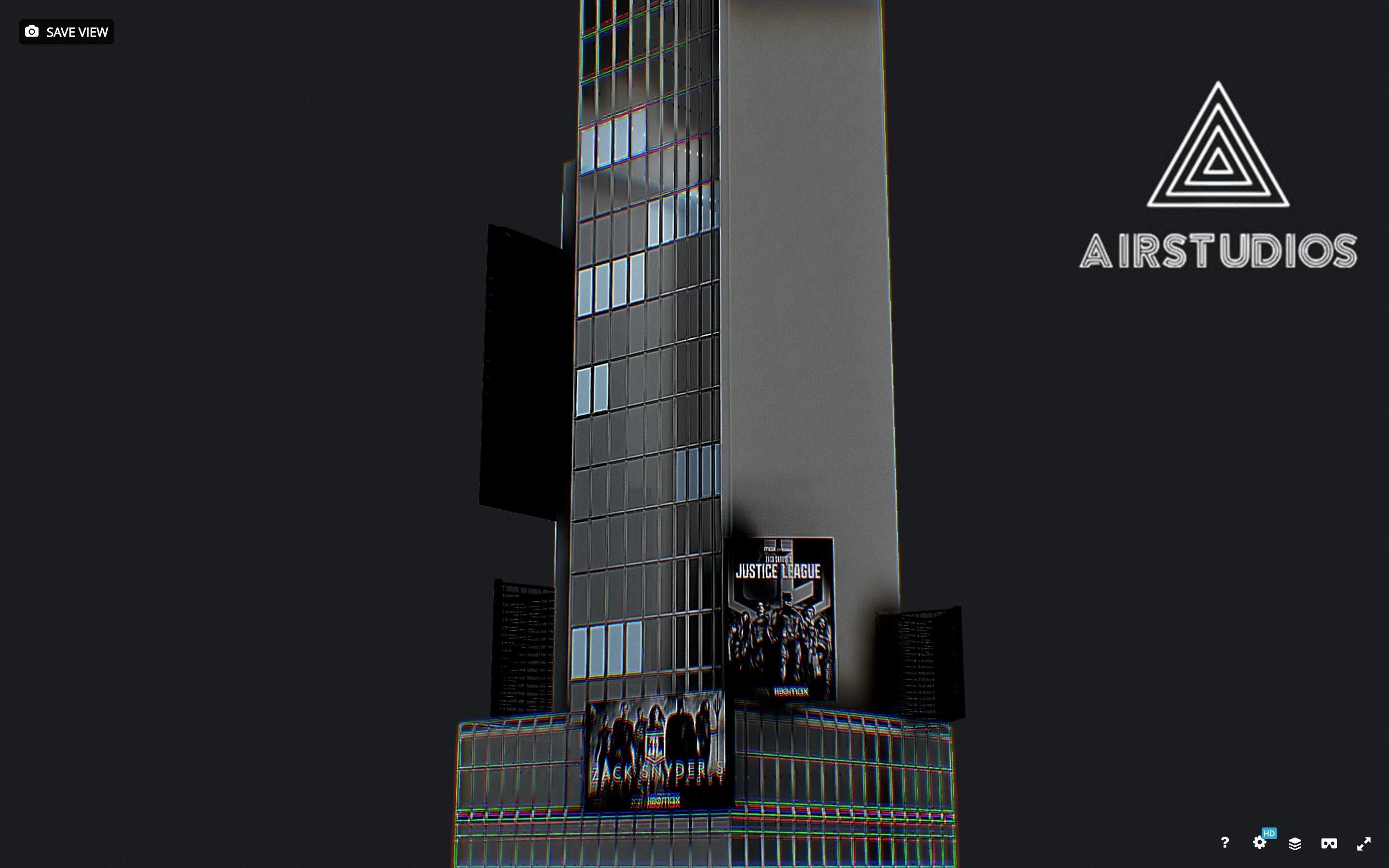 Times Square Building Low-poly 3D model_5