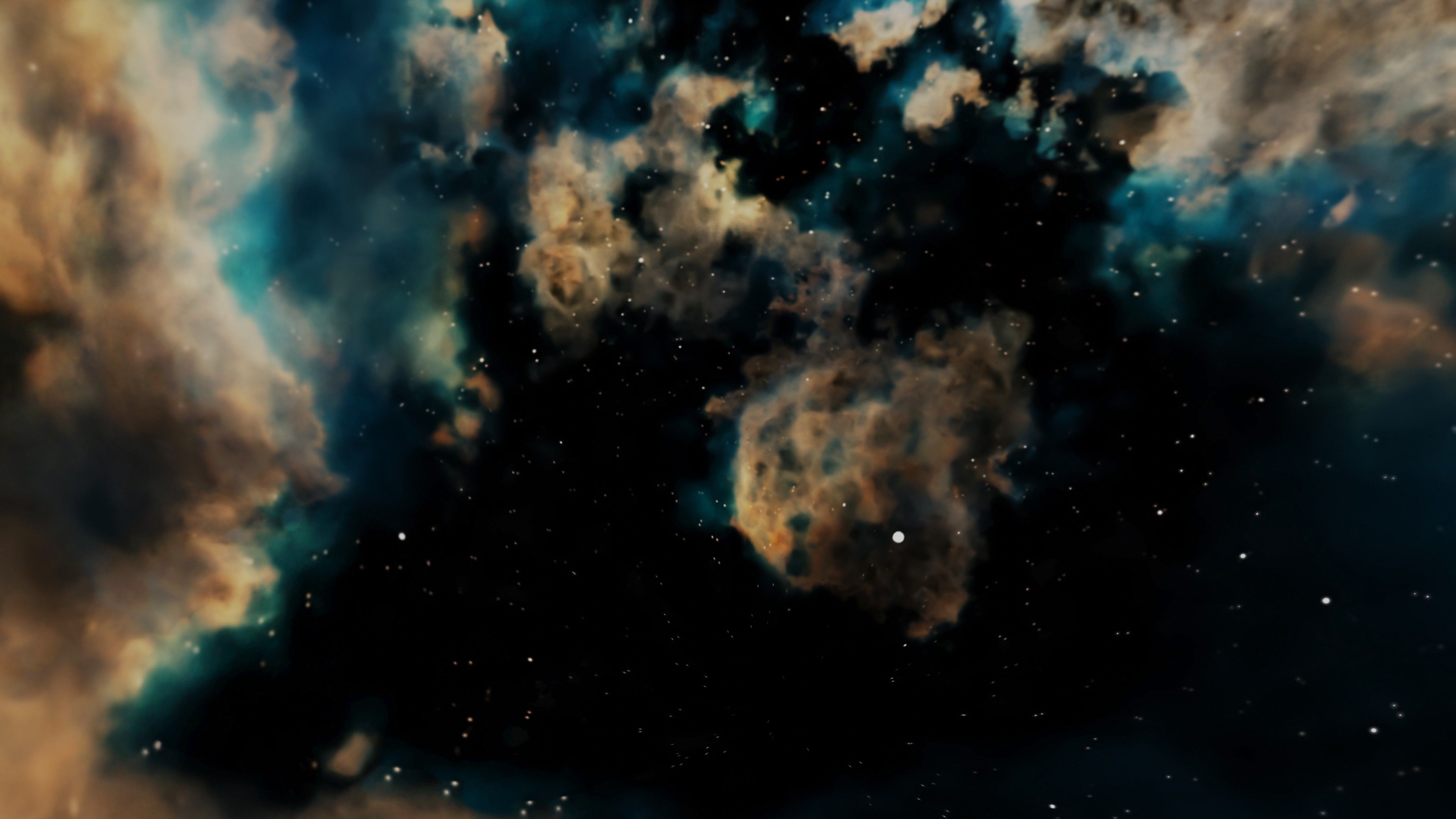 HDRI Panoramic Sky - VR 360 starfield extreme outer space nebula Low-poly 3D model_26