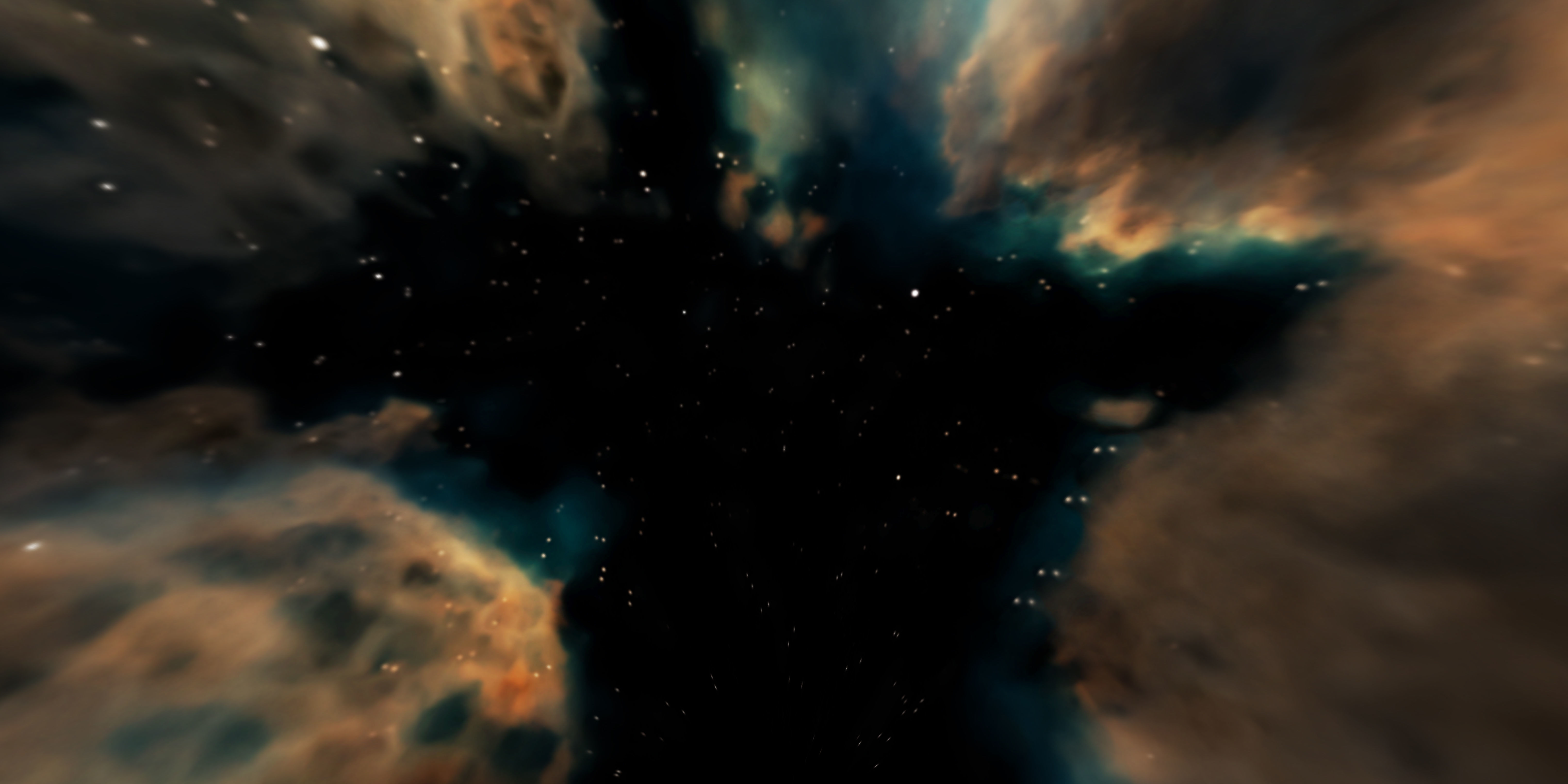 HDRI Panoramic Sky - VR 360 starfield extreme outer space nebula Low-poly 3D model_11
