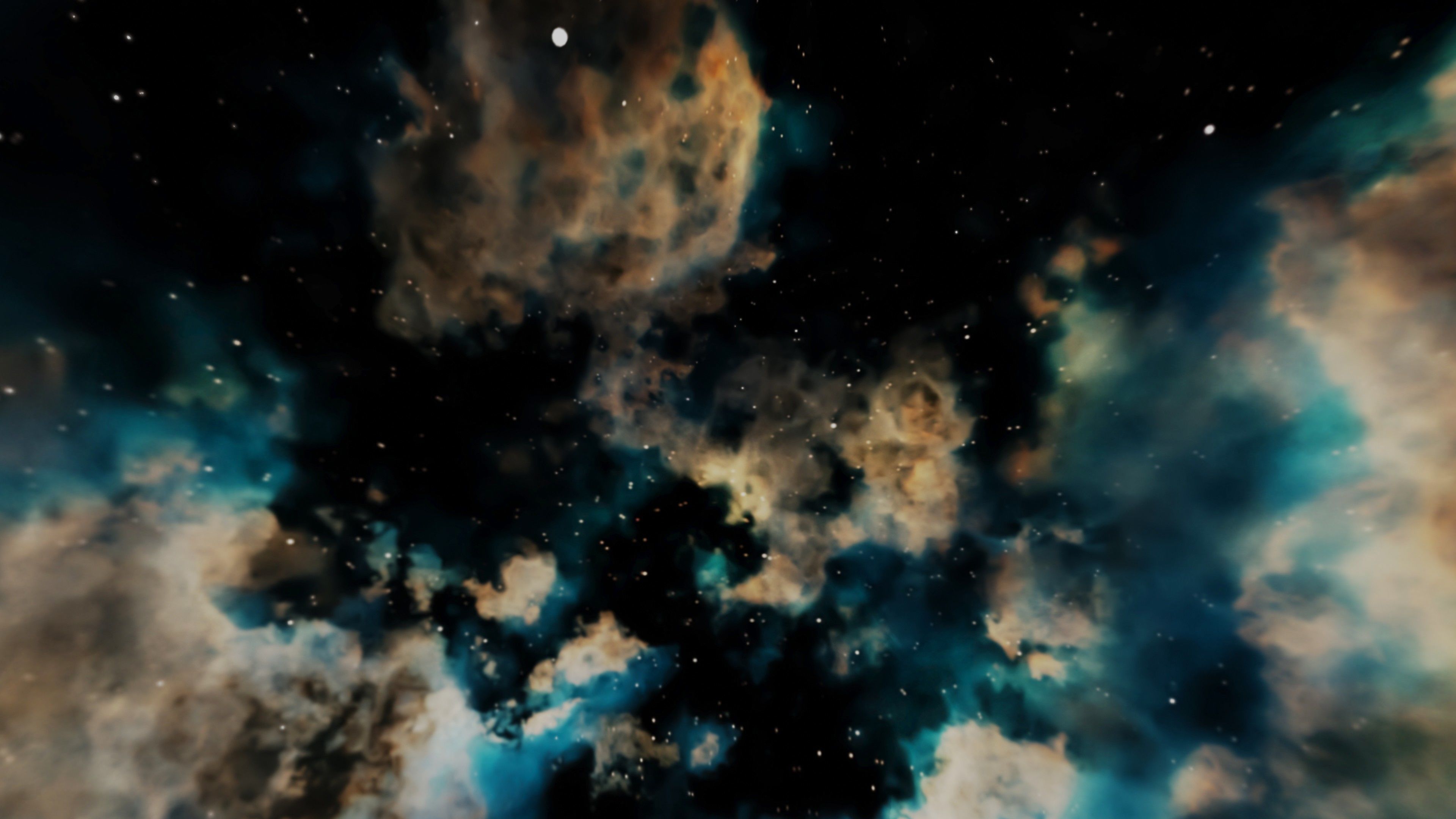 HDRI Panoramic Sky - VR 360 starfield extreme outer space nebula Low-poly 3D model_19