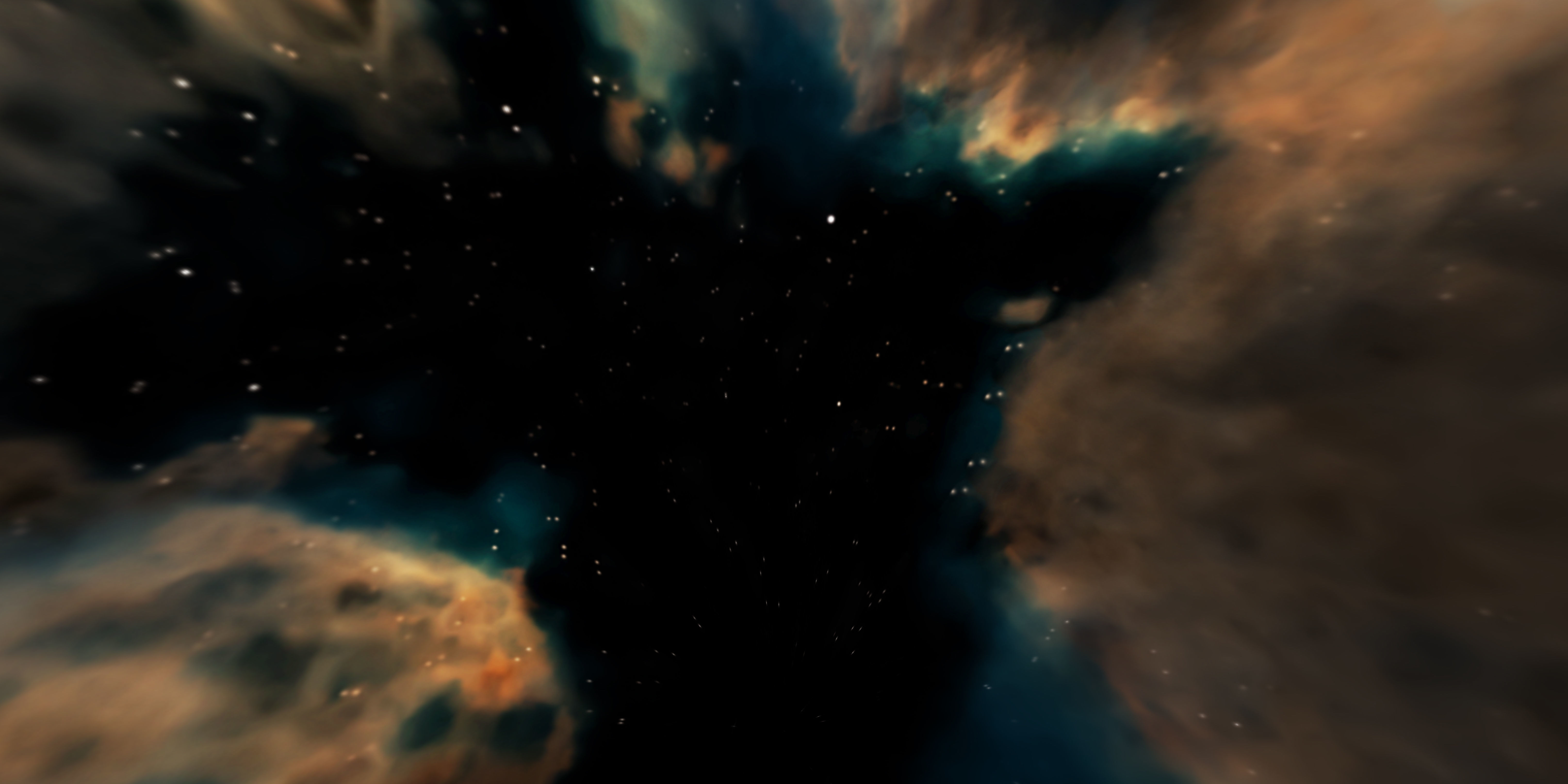 HDRI Panoramic Sky - VR 360 starfield extreme outer space nebula Low-poly 3D model_17