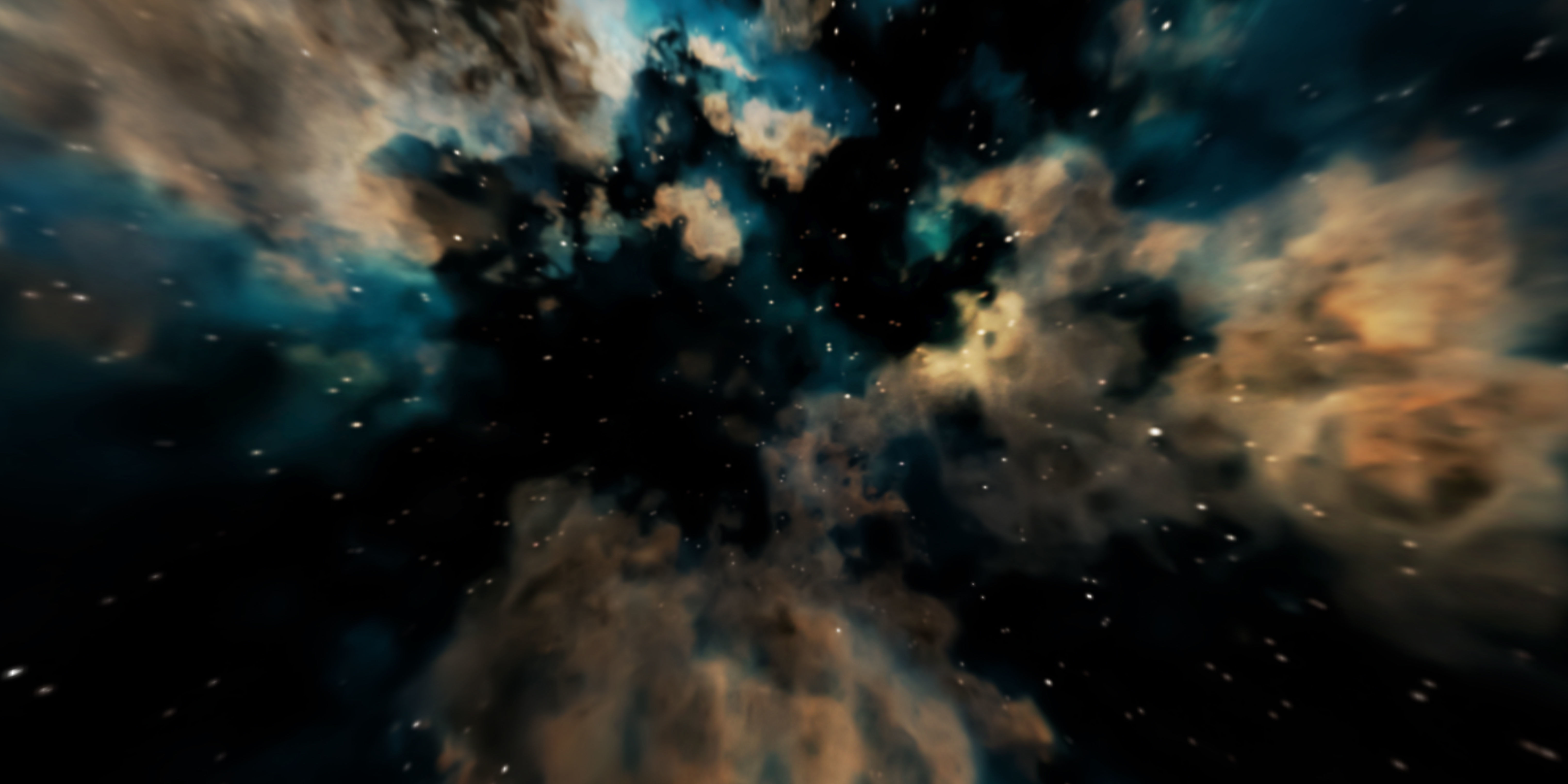 HDRI Panoramic Sky - VR 360 starfield extreme outer space nebula Low-poly 3D model_5